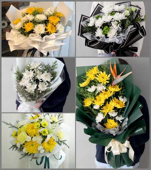 河南鹤壁淇滨区大河涧乡白事花束代送